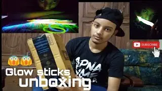 Glow sticks lights unboxing price  amazon.in