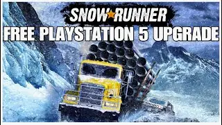 Free upgrade Snowrunner, Playstation 5, Thrustmaster T300RS, gameplay