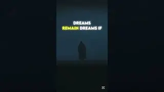 Dreams remain Dreams if &clubs;️#ambition #motivational #success #consistent