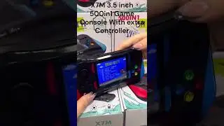 X7M Handheld Game Box Classic Built-in 500 Games Retro Console 3.5 Inch LCD Screen