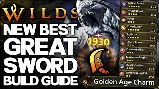 Monster Hunter Wilds - New Best Great Sword Build - Highest Damage Possible - Talisman Update Guide!