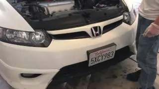 2006-2008 Honda Civic Si - How To Replace A Broken Foglight Lense