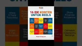 16 Ide Konten Untuk REELS #idekonten #kontenkreator #socialmediamarketing