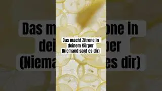 🍋Das macht #zitrone mit dir 🤗#basischeern&auml;hrung #s&auml;urebasenhaushalt #ern&auml;hrungstipps #wohlbefinden