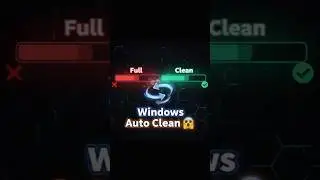 Windows Storage Sense Auto Clean (Hidden Automation Trick) #shorts