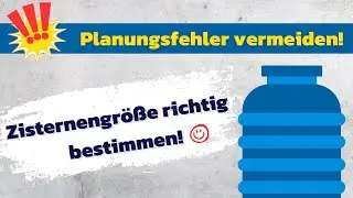 Zisterne richtig berechnen: So findest du die perfekte Größe!