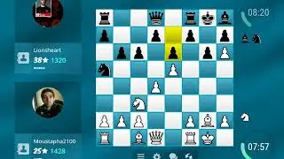 Pro Chess match (Chess friends.com) 10 mins ends with a checkmate