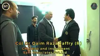 CEO & GM SALE  from SAM Associates Pvt Ltd visited Rudn Enclave HQ warm welcome from Rudn Management