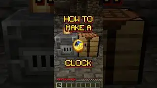 #shorts Minecraft: How to make a Clock