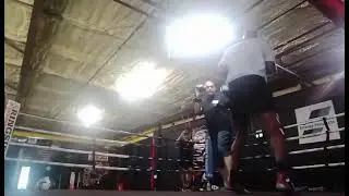 Chet Da'Jet (white) mixing it up @Fearless Boxing Gym