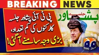 PTI Peshawar Jalsa: The central leadership also lamented the low number of workers participation
