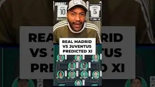 How Real Madrid will Line Up vs Juventus👀⚔️| UCL Preview!