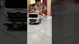 rc truk trailer muatan bocil