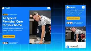 Free Plumbing Service Framer Website Template