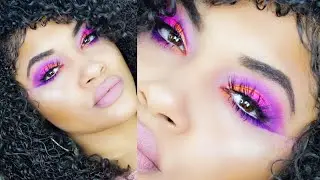 Purple & Pink Cut Crease Tutorial | Jaclyn Hill X Morphe Volume 2 Pallette |