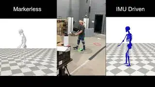 IMU Driven OpenSim: Markerless MoCap Comparison
