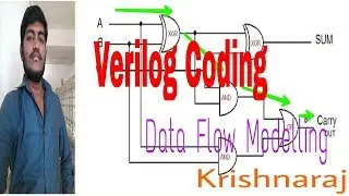 Data Flow Modelling in Verilog coding | VLSI | Krishnaraj | Ramanuja Academy