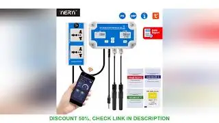 WiFi Temp PH ORP Controller Meter Water Quality Analyzer Data Logger PH Tester Smart Remote Online M