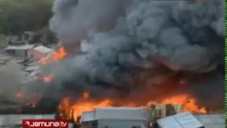 কোনভাবেই নিয়ন্ত্রণে আসছে না রূপনগর বস্তির আগুন | Fire in Dhaka