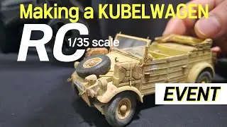 구독자 이벤트 Making a KUBELWAGEN RC car 1/35 scale