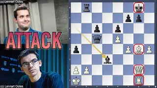 ATTACK | Anish Giri vs Ian Nepomniachtchi | Magnus Carlsen Invitational 2021