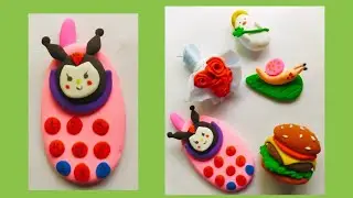 Easy clay art 💖 How to make miniature clay ideas #clayart #art #diy 