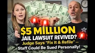$5 MILLION JAIL LAWSUIT REVIVED? Judge Says &ldquo;Fix It & Refile&rdquo; &mdash; Staff Could Be Sued Personally!