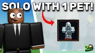 Пройдите любого рейдового босса в одиночку с этим питомцем в Hunty Zombie | Roblox