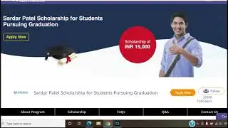 SARDAR PATEL SCHOLARSHIP - EARLY CAREER