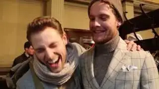 MODELS 1 - Backstage: London Collections: Men A/W 14