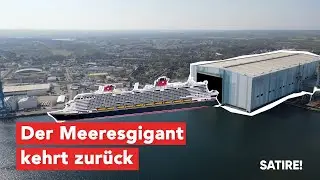 Disney Adventure: R&uuml;ckkehr des Meeresgiganten in den Wismarer Hafen (Satire!)