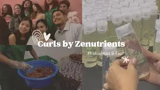 Curls by Zenutrients Photoshoot & Tour | MJ Davis Vlog |