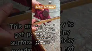 New Cello Rosin- breaking it in. #cellotutorial #cellolessons #celloteacher #celloshorts