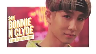 24K - Bonnie N Clyde Line Distribution (Color Coded) | 투포케이 - 보니 앤 클라이드