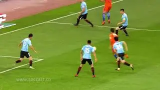 CSL2018 R6 SHANGDONG LUNENG VS DALIAN YIFANG GOALS! 2 0