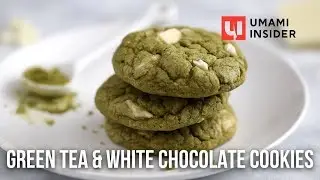 Green Tea & White Chocolate Cookies