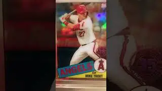 2020 Topps Mike Trout Refractor 35th Anniversary #85TC-1 Angels