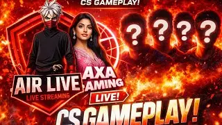 AIR LIVE & AXA GAMING VS STRANGERS 🕹️ CS GAMEPLAY FREE FIRE |GRAND MASTER | REDEEM CODE GIVEAWAY |W|