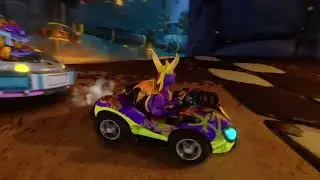 CTR NF - Coppa Gemma Viola con Spyro (Gameplay ITA)