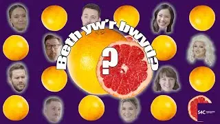 Bwrdd i Dri | Beth yw'r Bwyd? 🍊🤔