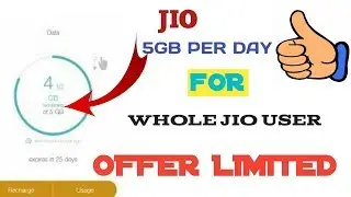How to Get Free 5GB 4G Data FROM KBC JIO CHAT