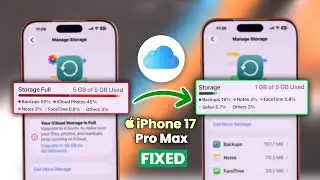 iCloud Storage Full? Clear iCloud storage on iPhone 17's!