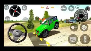 Modified Mahindra Thar😈Indian green Thar (Gadi Wala Games) Car Game Android Game - #2026 #game