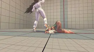 USF4 RYONA poison vs All females ryona
