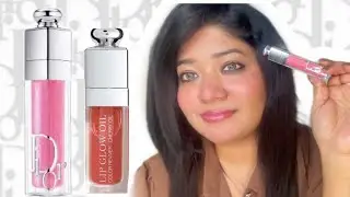 Блеск для губ Dior Addict Lip Maximizer 010 Holo Pink и масло для губ Dior Lip Glow Oil оттенка R...