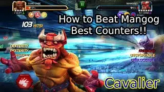 4 Star Luke Cage Vs 6 Star Cavalier Mangog! | Marvel Contest Of Champions