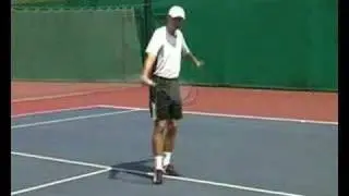 Tennis Backhand Follow-Through