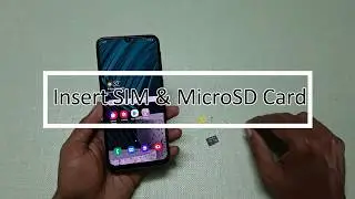 How to Insert SIM & MicroSD Card in Samsung Galaxy M31