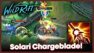 SOLARI CHARGEBLADE IS A GOD ITEM | Wild Rift Grandmaster Yasuo - yrslma