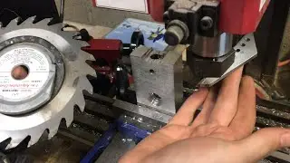 make a FLY CUTTER from an old carbide saw blade